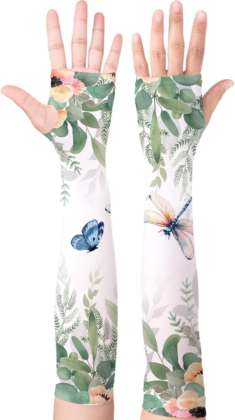YPHCDO Store Gardening Sleeves Farm Sun Protection Arm Cooling Sleeves Thorn Proof Garden for Women Men with Thumb Hole - Image 1